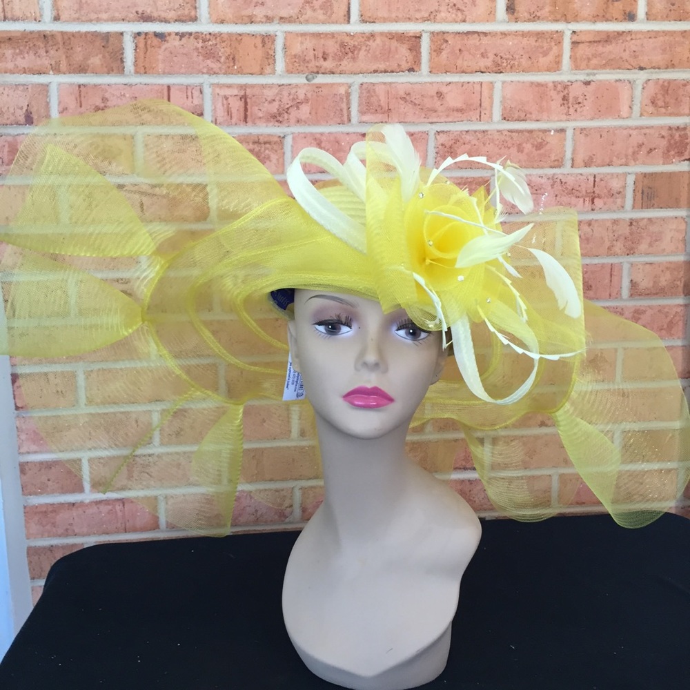 Fabulous extra large brimmed derby hat
